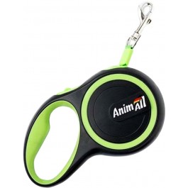 AnimAll Поводок-Рулетка для собак весом до 25 кг, 5 М, салатовый (63850)