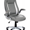 Офісне крісло для керівника Halmar Saturn сірий