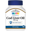 Вітамінно-мінеральний комплекс 21st Century Norwegian Cod Liver Oil 400 mg 110 caps