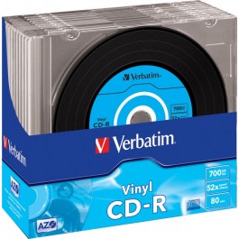 Verbatim CD-R 700MB 52x Slim Case 10шт (43426)