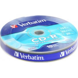 Verbatim CD-R 700MB 52x Spindle Packaging 10шт (43725)