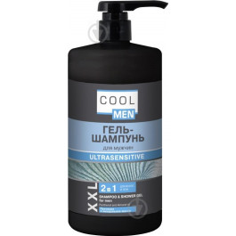 Cool Men Гель-шампунь  Ultrasensitive 1000 мл (4823015941658)
