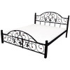 Двоспальне ліжко Металл-Дизайн Жозефина на деревянных ногах 180x190