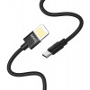 Hoco U55 USB Type-A to USB Type-C 1.2m Black (6957531096221) - зображення 1