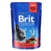 вологий корм Brit Premium Cat Beef Stew & Peas 100 г (100270 /505982)