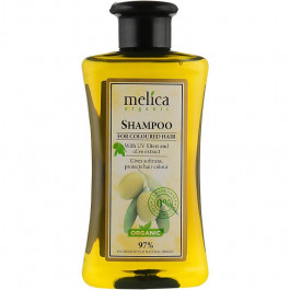 Melica organic Organic For Coloured Hair Shampoo 300 ml Шампунь с УФ-фильтром и экстрактом оливы (4770416340637)