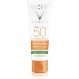 Vichy Capital Soleil Mattifying 3-in-1 захисний матуючий крем для обличчя SPF 50+ 50 мл