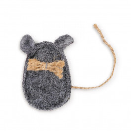 Природа Іграшка для кішок  "Мишка шкряботушка" сіра, 8,5х5 см (PR243075)