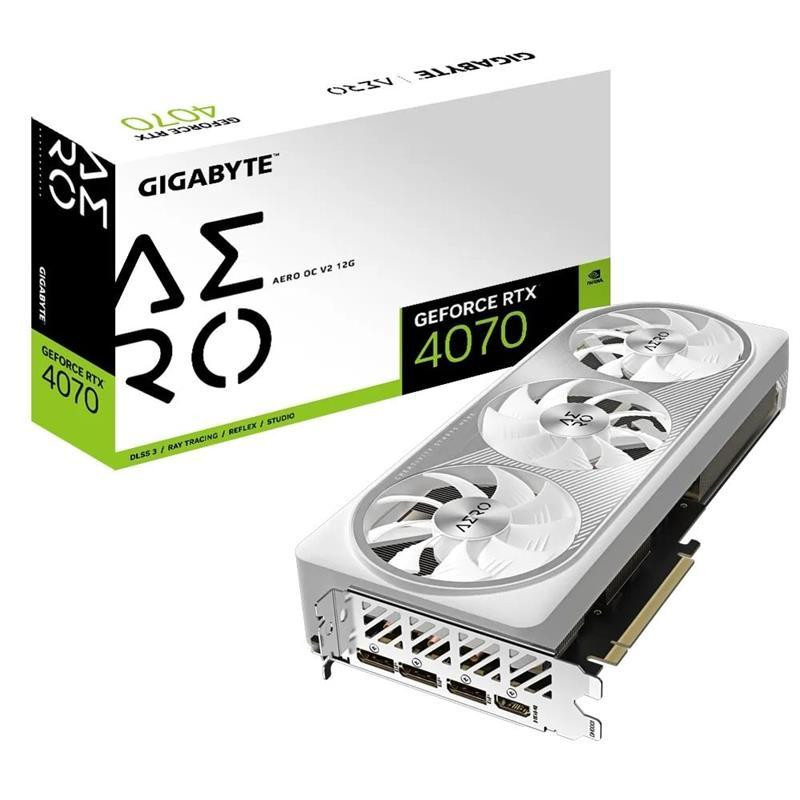 GIGABYTE GeForce RTX 4070 AERO OC V2 12G (GV-N4070AERO OCV2-12GD) - зображення 1