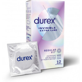 Durex Invisible Extra Lube 12 шт. (5052197057089)