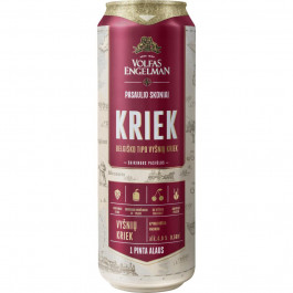 Volfas Engelman Пиво  Kriek темне з соком 4% 0.568 л з/б (4770301231811)