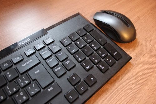 Фото Комплект (клавіатура + миша) RAPOO 8200M Wireless Black від користувача Andrii