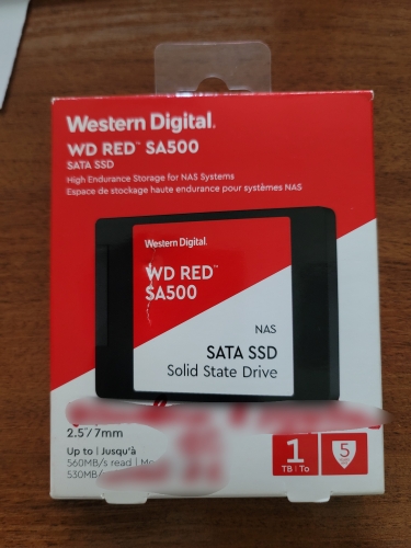 Фото SSD накопичувач WD Red SA500 1 TB (WDS100T1R0A) від користувача Ironhide