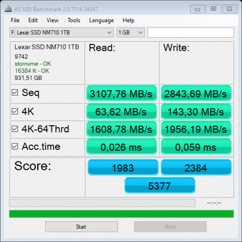 as-ssd benchmark